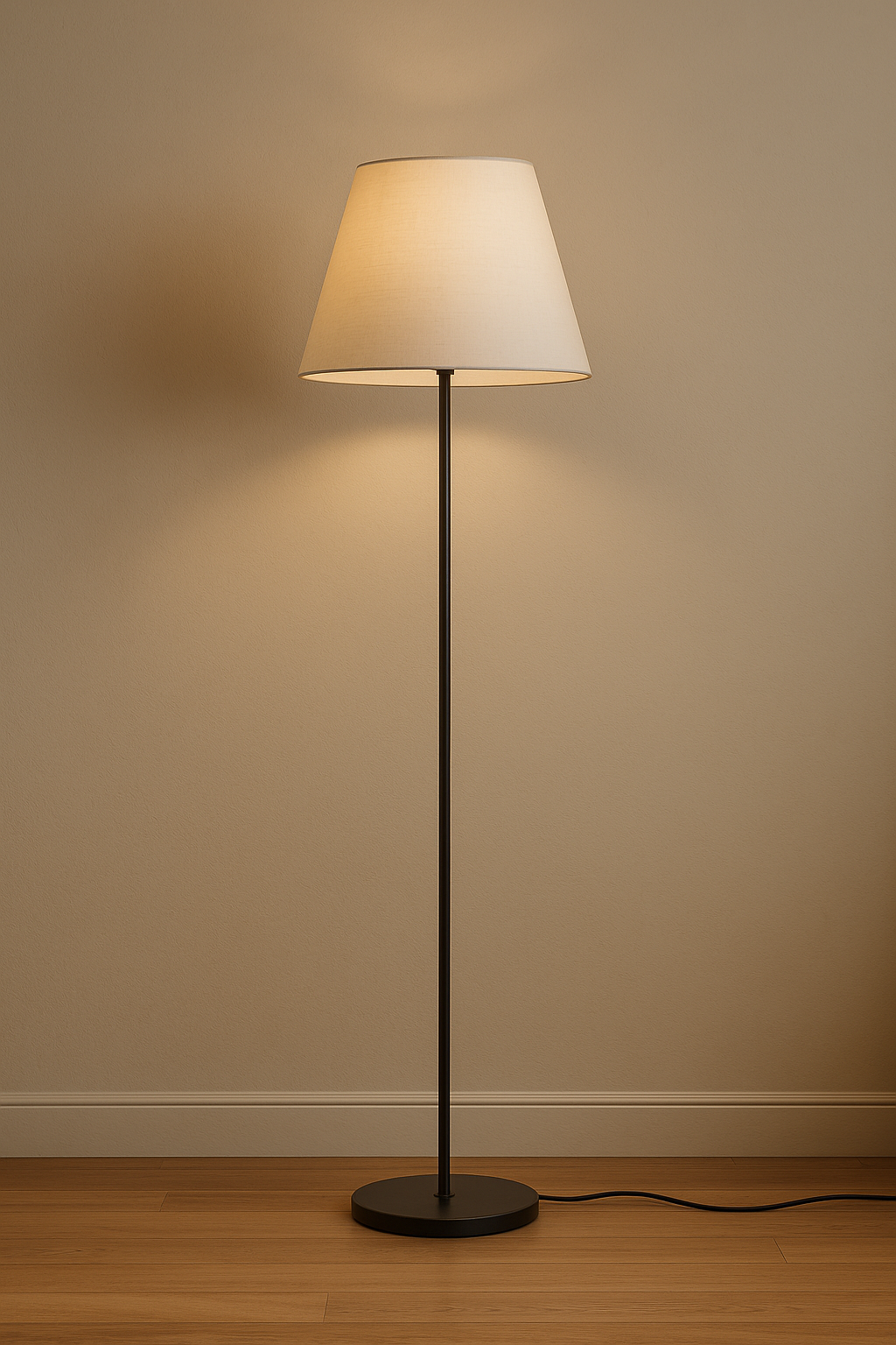 Redent – Modern Floor Lamp with Fabric Shade