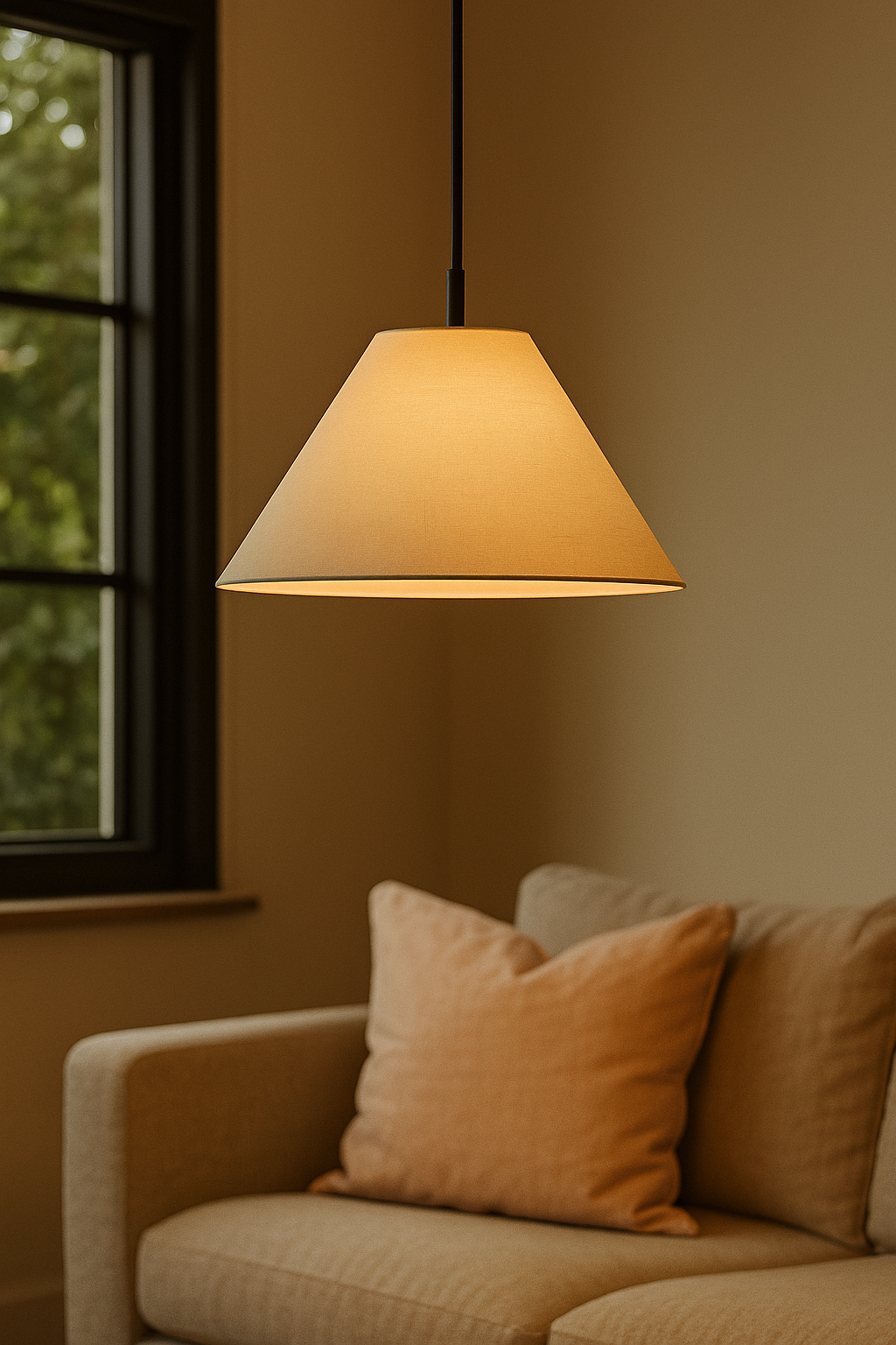 Ryan Pendant Lamp – Minimalist elegance in a conical design