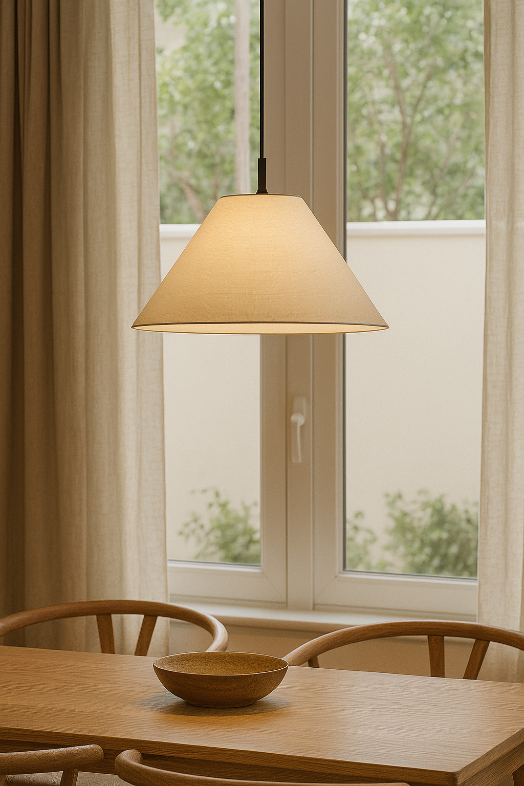 Ryan Pendant Lamp – Minimalist elegance in a conical design